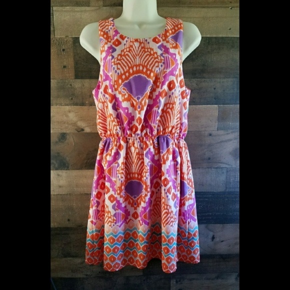 Francesca's Collections Dresses & Skirts - Francesca's Birdcage Label Multi colored dress Med